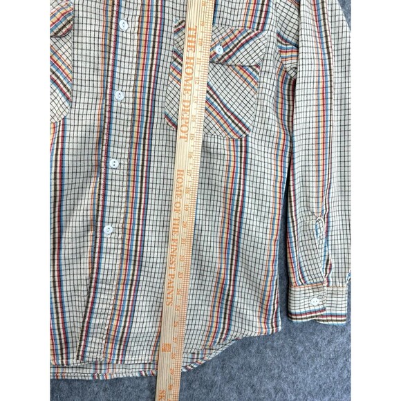 Vintage 70s Big Mac JCPenney Long Sleeve Flannel Button Up Shirt Size M - Picture 6 of 9